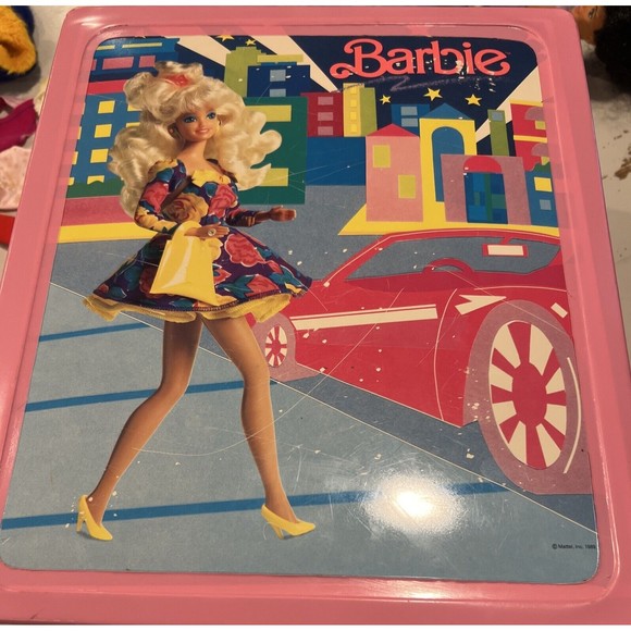 Vintage 80s Barbie Doll Lot Clothing Acessories Closet Case 1989 Trunk Brunette - Picture 11 of 16